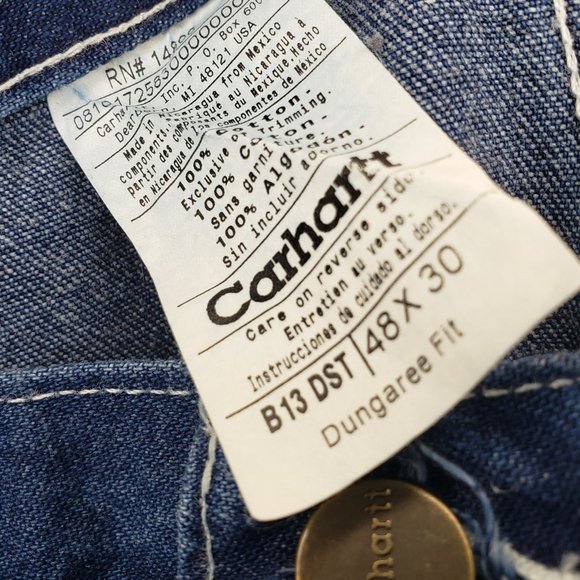 Men's Carhartt Carpenter Jeans, 48x30 - Picture 4 of 4